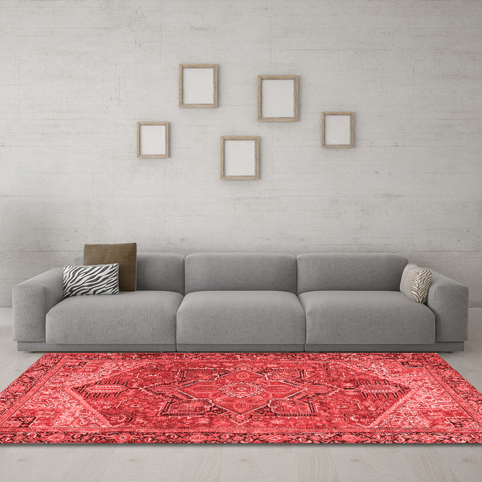 Traditional Red Washable Rugs