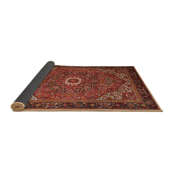 Sideview of Traditional Red Persian Rug, tr2288
