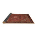 Sideview of Traditional Red Persian Rug, tr2288