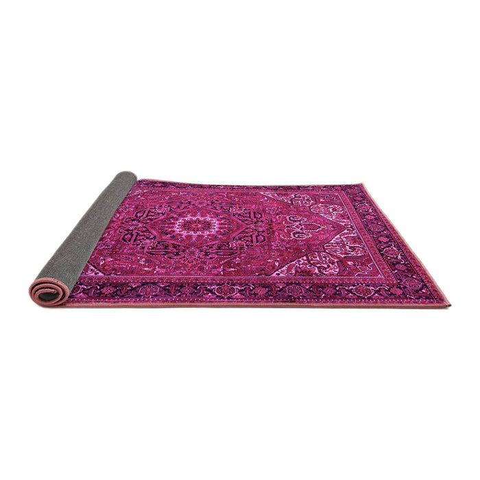 Sideview of Persian Pink Traditional Rug, tr2288pnk