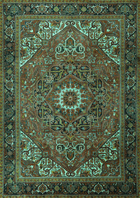 Persian Turquoise Traditional Rug, tr2288turq