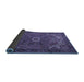 Sideview of Persian Blue Traditional Rug, tr2288blu