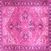 Square Persian Pink Traditional Rug, tr2289pnk