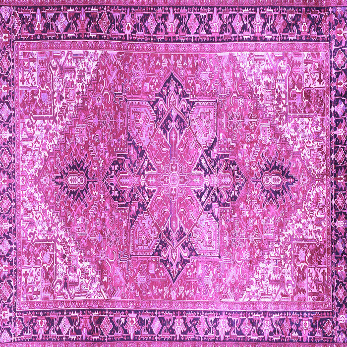 Square Persian Purple Traditional Rug, tr2289pur