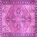 Square Persian Purple Traditional Rug, tr2289pur