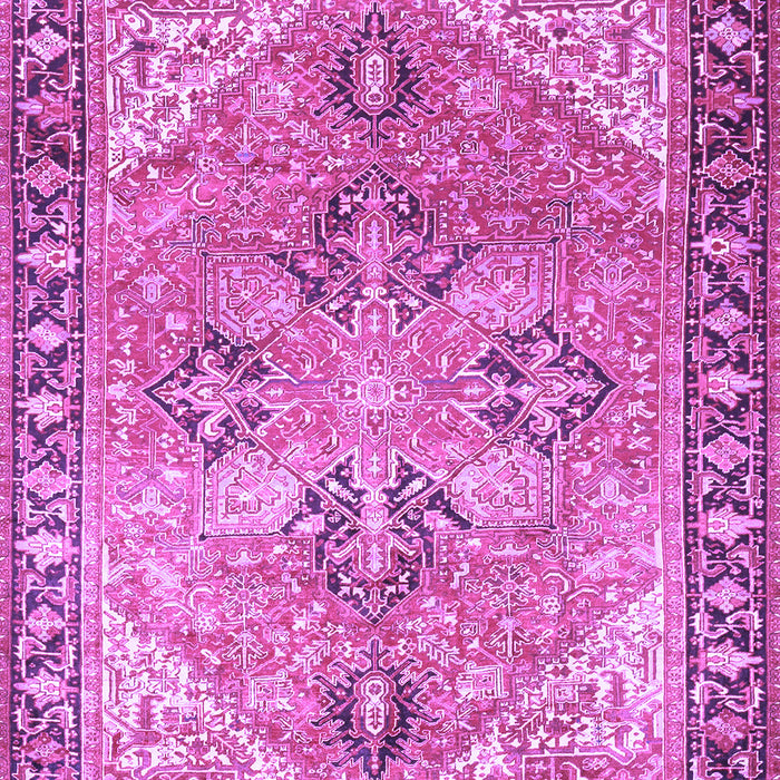 Machine Washable Persian Purple Traditional Area Rugs, wshtr2289pur