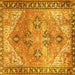 Square Persian Yellow Traditional Rug, tr2289yw