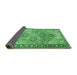 Sideview of Persian Emerald Green Traditional Rug, tr2289emgrn