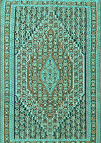 Southwestern Turquoise Country Rug, tr228turq