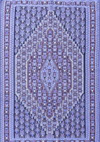 Southwestern Blue Country Rug, tr228blu