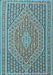 Southwestern Light Blue Country Rug, tr228lblu