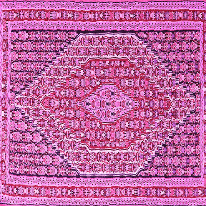 Square Southwestern Pink Country Rug, tr228pnk