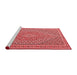 Country Red Washable Rugs