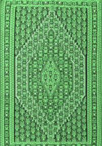 Southwestern Emerald Green Country Rug, tr228emgrn