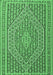 Southwestern Emerald Green Country Rug, tr228emgrn