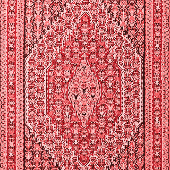 Machine Washable Southwestern Red Country Rug, wshtr228red