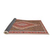 Sideview of Traditional Brown Southwestern Rug, tr229