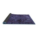 Sideview of Persian Blue Traditional Rug, tr2290blu