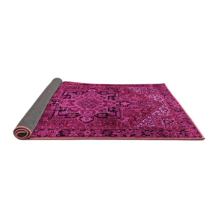 Sideview of Persian Pink Traditional Rug, tr2290pnk