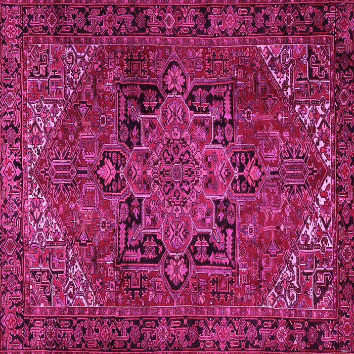 Square Persian Pink Traditional Rug, tr2290pnk