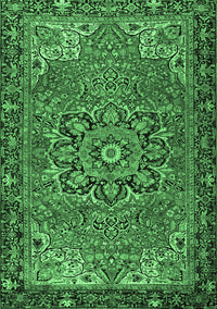 Persian Emerald Green Traditional Rug, tr2291emgrn