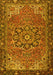 Machine Washable Persian Yellow Traditional Rug, wshtr2291yw