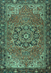 Persian Turquoise Traditional Rug, tr2291turq