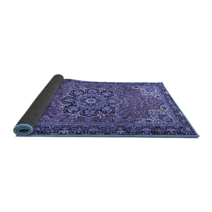 Sideview of Persian Blue Traditional Rug, tr2291blu
