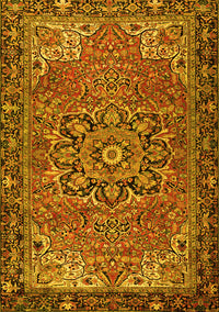 Persian Yellow Traditional Rug, tr2291yw