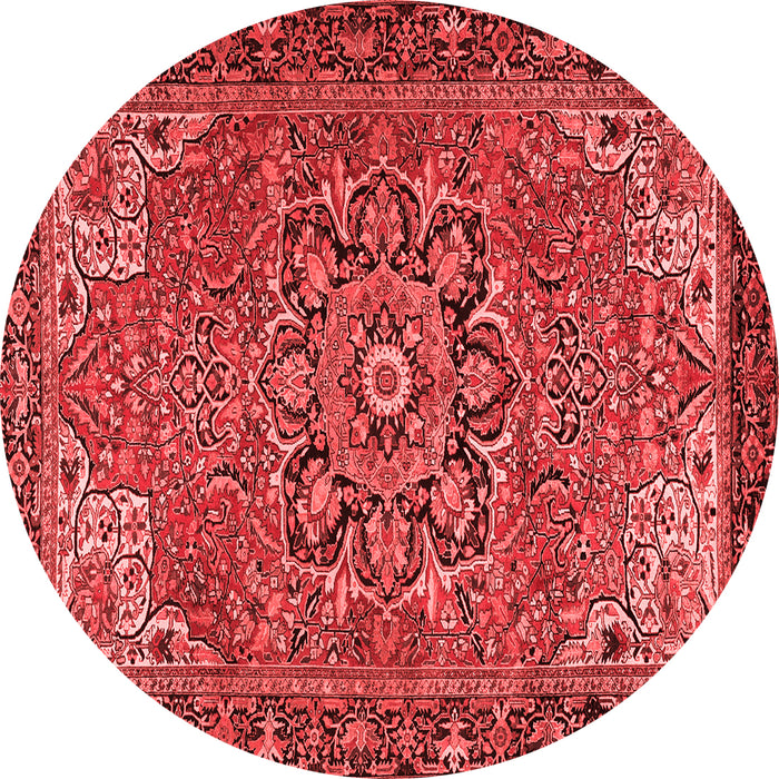 Machine Washable Persian Red Traditional Rug, wshtr2291red