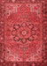 Persian Red Traditional Area Rugs