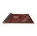 Sideview of Traditional Chestnut Brown Persian Rug, tr2292