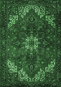 Persian Emerald Green Traditional Rug, tr2292emgrn