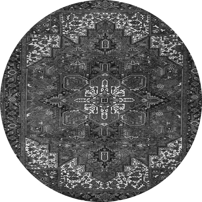 Square Persian Gray Traditional Rug, tr2292gry