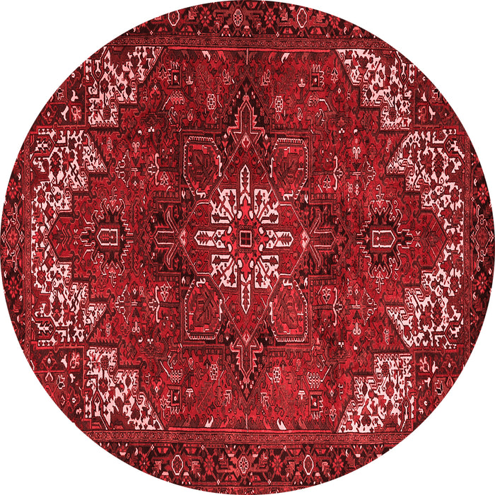 Machine Washable Persian Red Traditional Rug, wshtr2292red