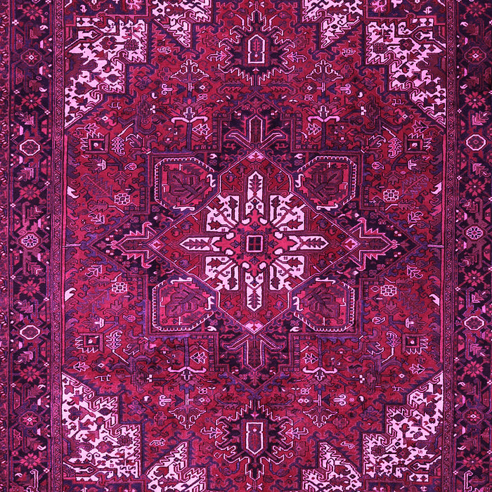 Machine Washable Persian Pink Traditional Rug, wshtr2292pnk