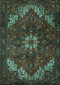 Persian Turquoise Traditional Rug, tr2292turq