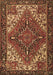 Machine Washable Persian Brown Traditional Rug, wshtr2293brn