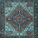 Square Persian Light Blue Traditional Rug, tr2293lblu