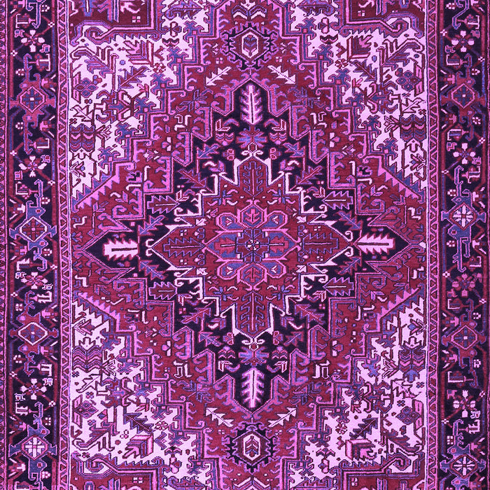 Machine Washable Persian Purple Traditional Area Rugs, wshtr2293pur