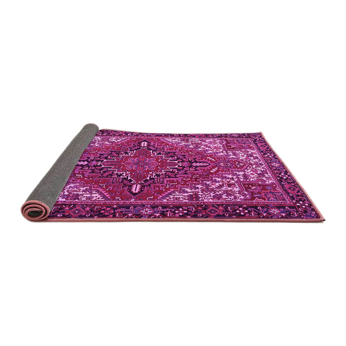 Sideview of Persian Pink Traditional Rug, tr2293pnk