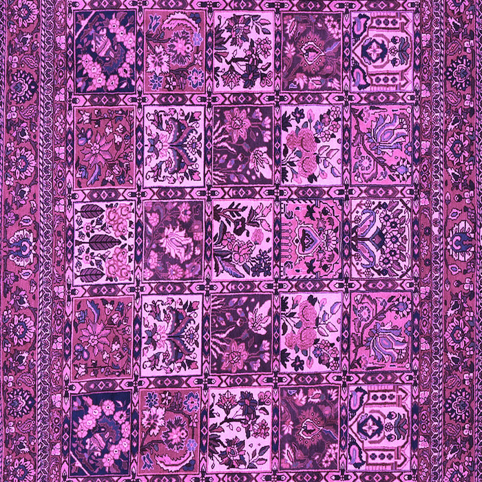 Machine Washable Persian Purple Traditional Area Rugs, wshtr2294pur