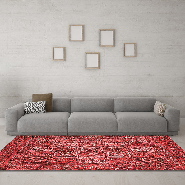 Traditional Red Washable Rugs