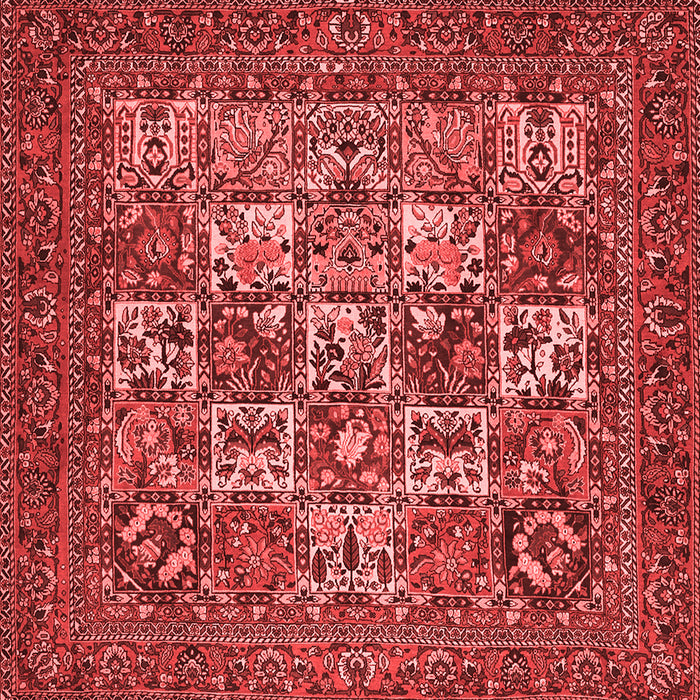 Machine Washable Persian Red Traditional Rug, wshtr2294red
