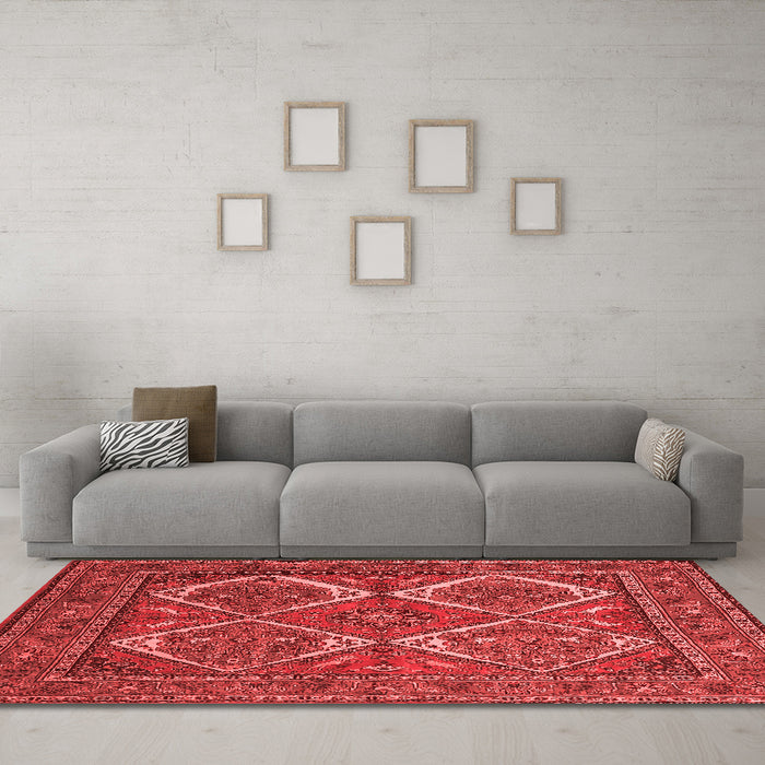 Traditional Red Washable Rugs