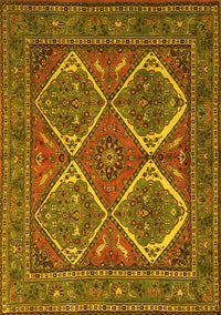 Persian Yellow Traditional Rug, tr2295yw