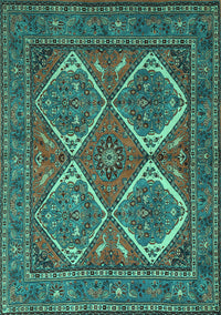 Persian Turquoise Traditional Rug, tr2295turq