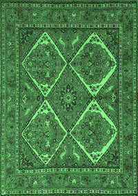 Persian Emerald Green Traditional Rug, tr2295emgrn