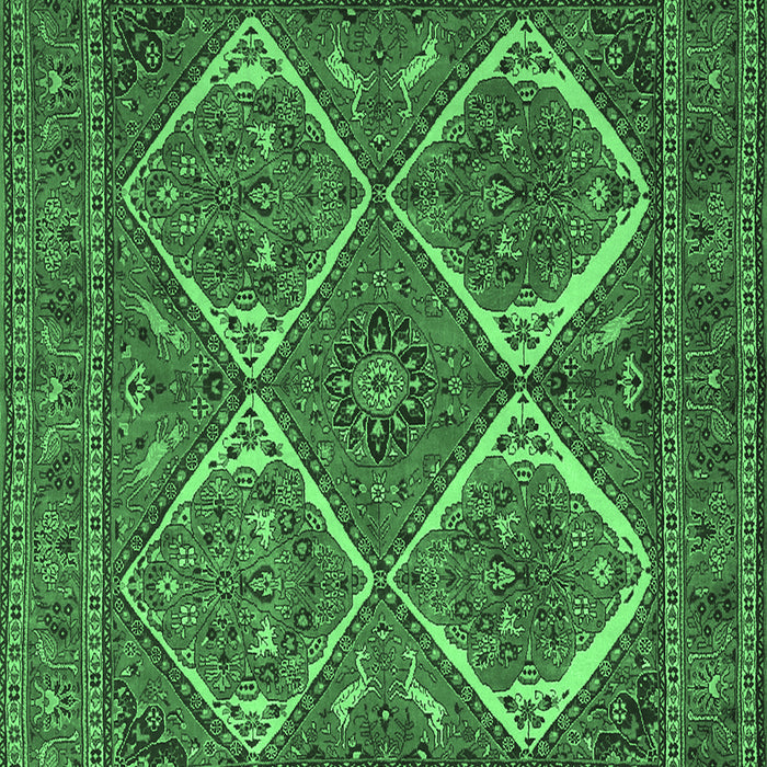 Persian Emerald Green Traditional Rug, tr2295emgrn