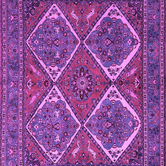 Machine Washable Persian Purple Traditional Area Rugs, wshtr2295pur